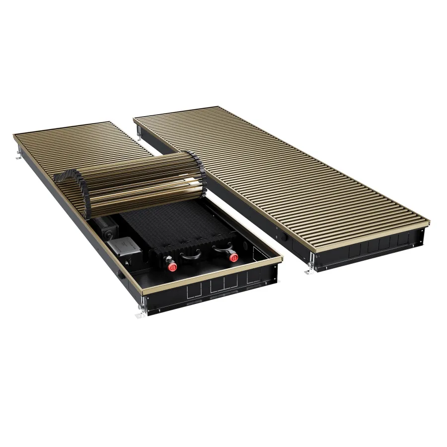 Конвектор внутрипольный Royal Thermo ATRIUM TURBO-80/400/2200-DG-U-AU