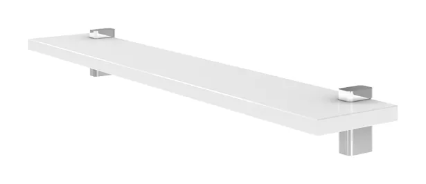 Стеклянная полка Aquaton 65, 65*12*1см, глянец, хром (1A110203XX010)