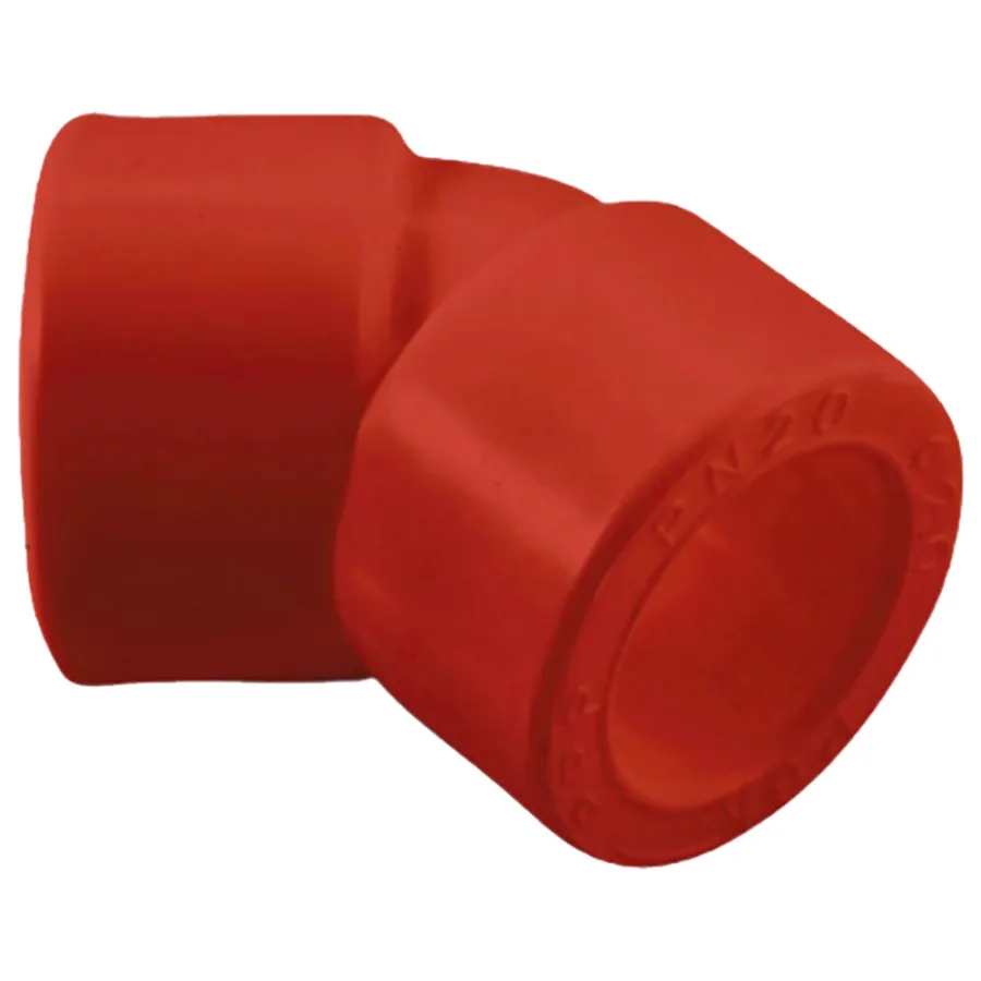 Угольник ПП AntiFire 45гр SDR 17 D160 Red 035053