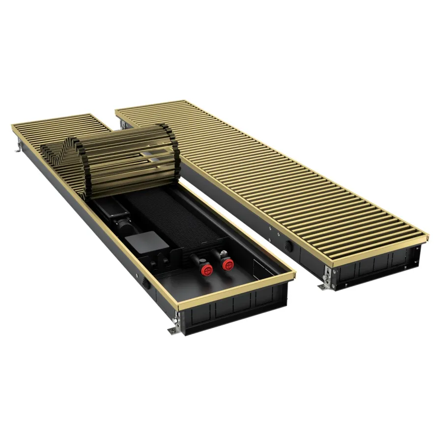 Конвектор внутрипольный Royal Thermo ATRIUM TURBO-80/180/1100-DG-U-AU