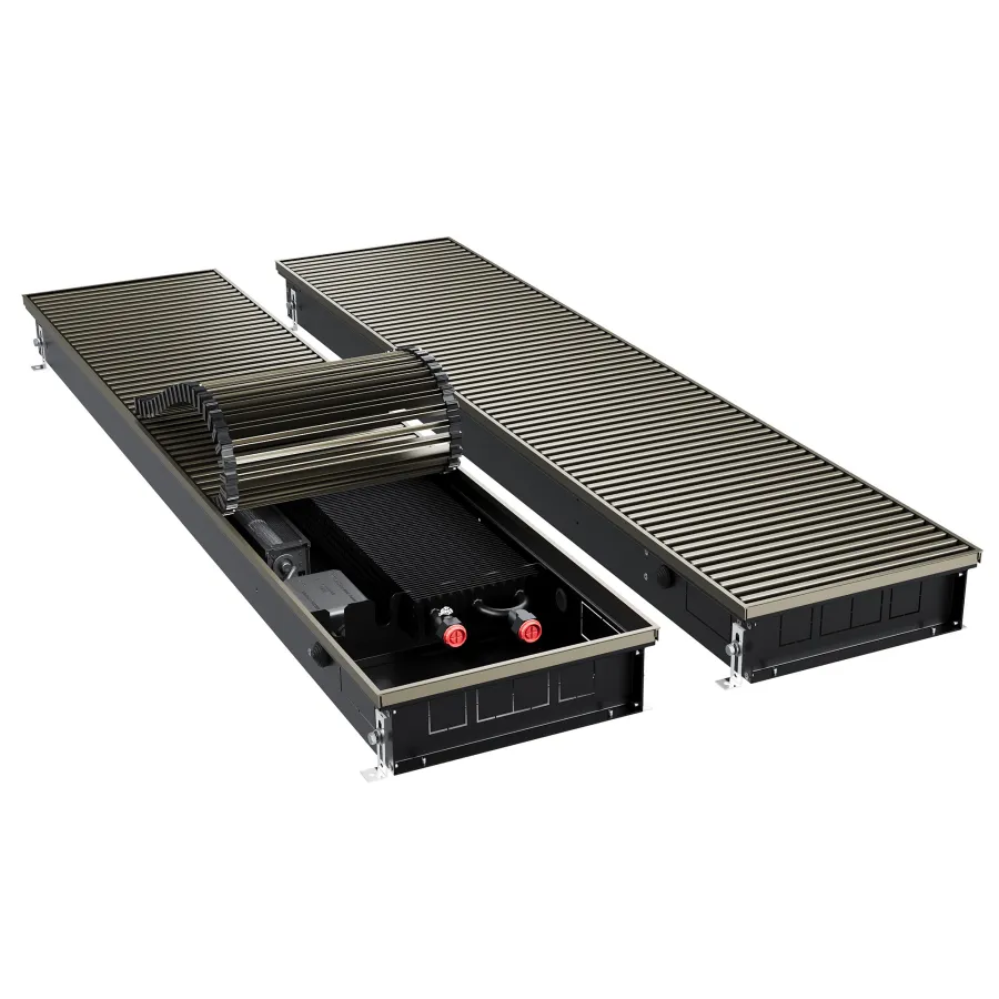 Конвектор внутрипольный Royal Thermo ATRIUM TURBO-90/300/1200-DG-U-DB