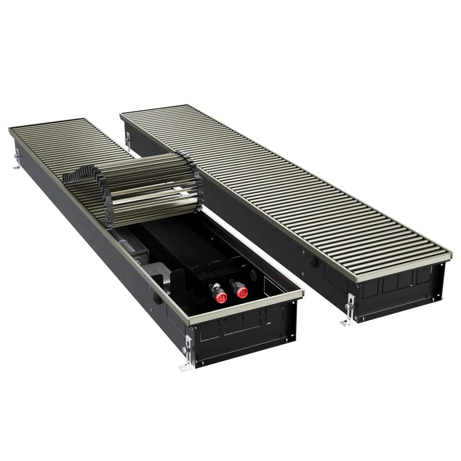 Конвектор внутрипольный Royal Thermo ATRIUM TURBO-110/250/2200-DG-U-LB