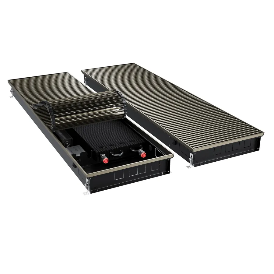 Конвектор внутрипольный Royal Thermo ATRIUM TURBO-90/400/1900-DG-U-DB