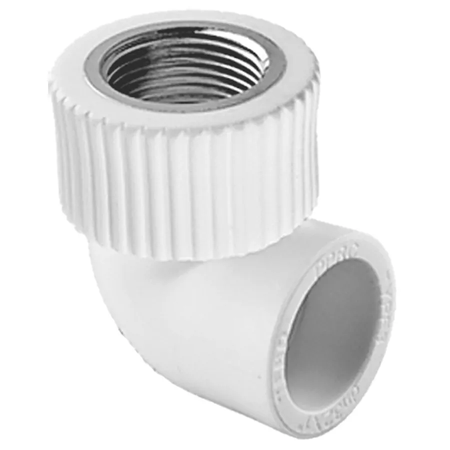Угольник TEBO бел. PP-R комб. 20х3/4" ВР (20/140), арт. 030030404
