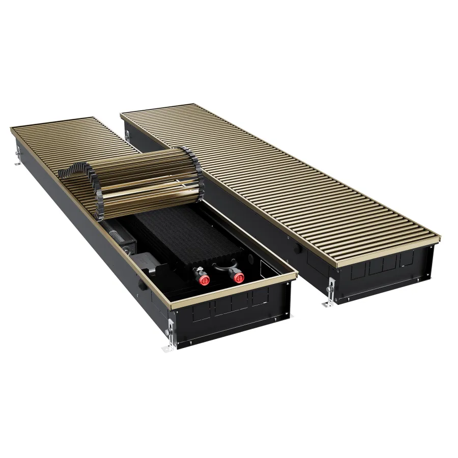 Конвектор внутрипольный Royal Thermo ATRIUM TURBO-110/300/2700-DG-U-AU