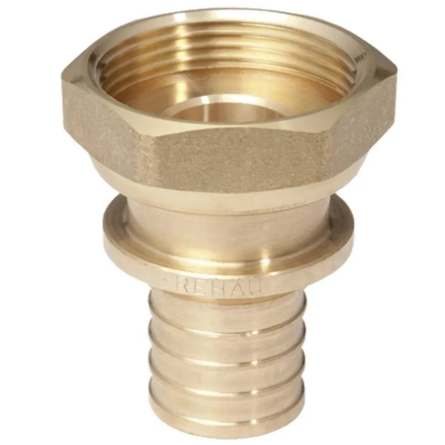 Переходник REHAU с накидной гайкой 32-1 1/2" RX+, бронза