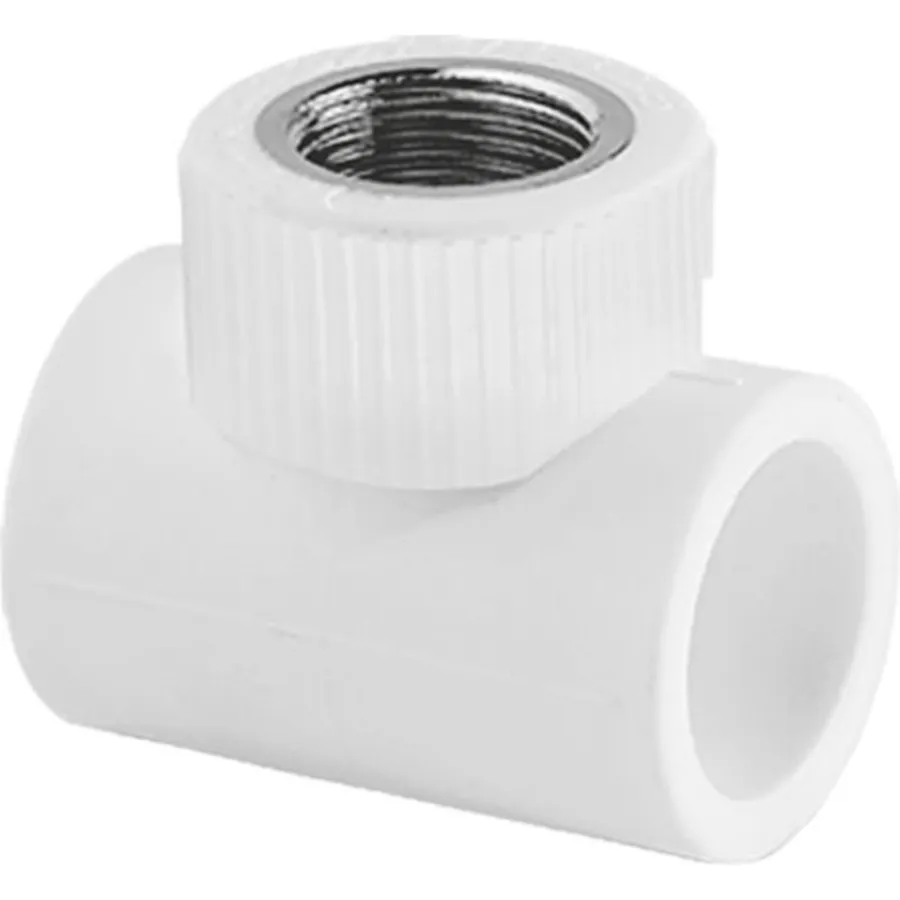 Тройник TEBO бел. PP-R комб. 25х1/2" ВР (20/100), арт. 030043304