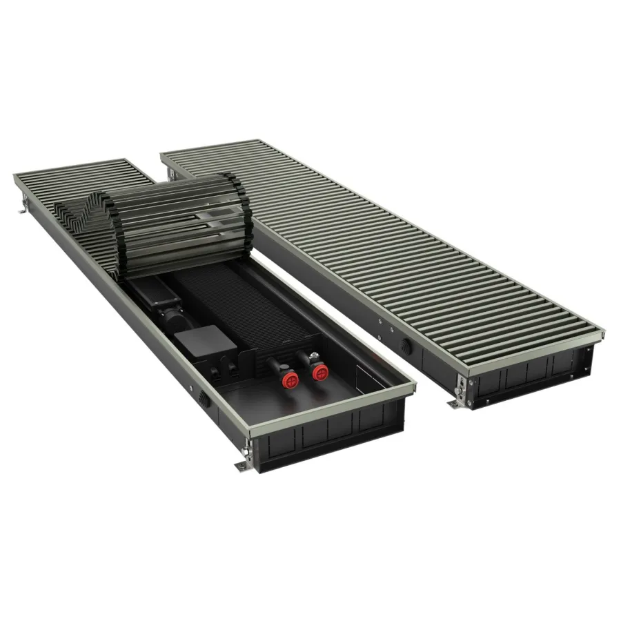 Конвектор внутрипольный Royal Thermo ATRIUM TURBO-80/180/2400-DG-U-LB