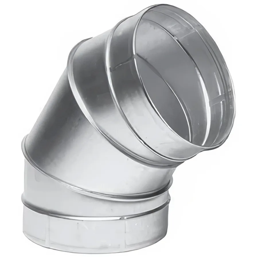 Отвод круглого сечения оц. 0,50 Ф200-45-200