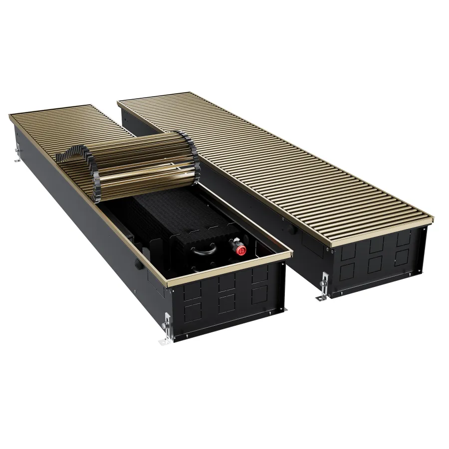 Конвектор внутрипольный Royal Thermo ATRIUM TURBO-150/300/1800-DG-U-AU