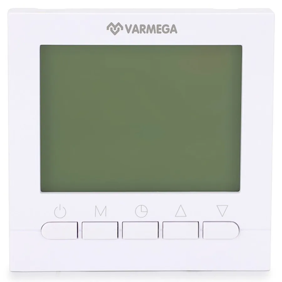 Термостат комнатный VARMEGA, VM19221, проводной, белый
