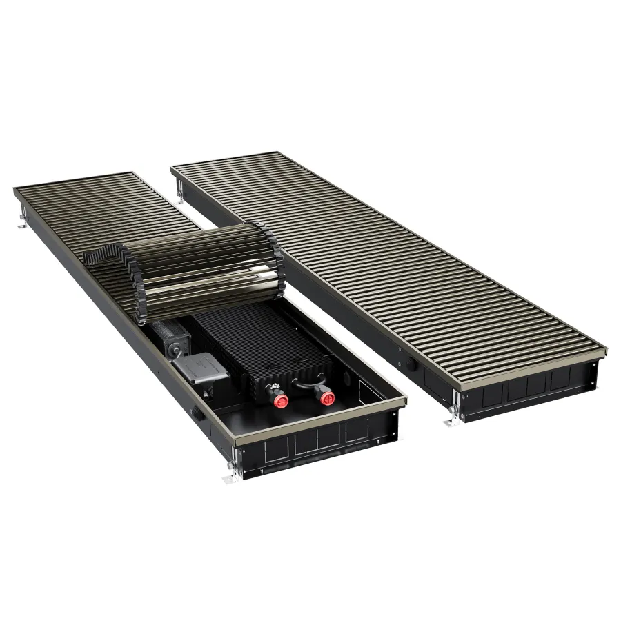 Конвектор внутрипольный Royal Thermo ATRIUM TURBO-80/300/1400-DG-U-DB