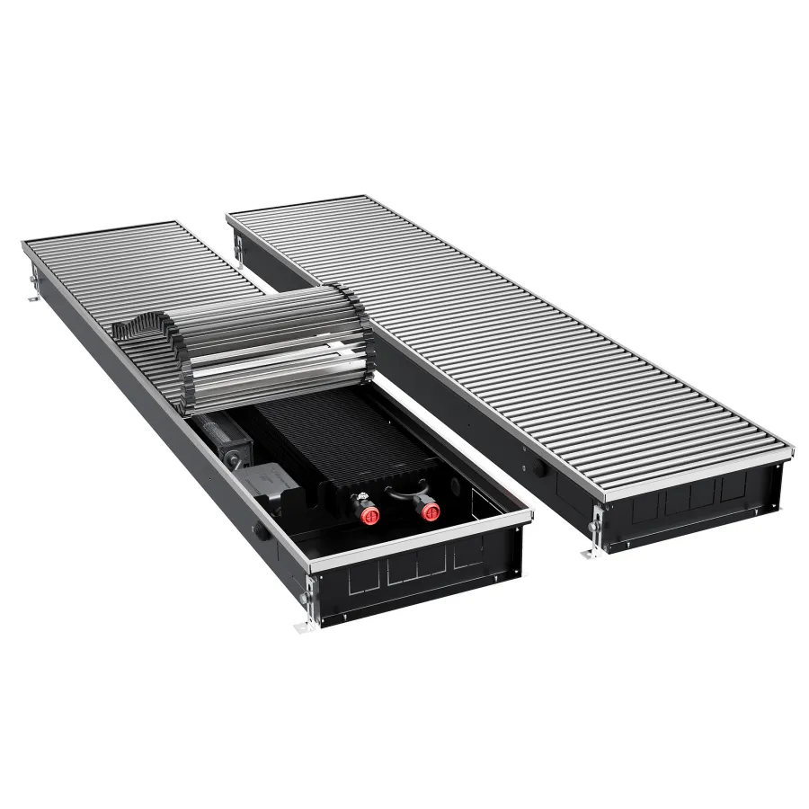 Конвектор внутрипольный Royal Thermo ATRIUM TURBO-90/300/2100-DG-U-NA