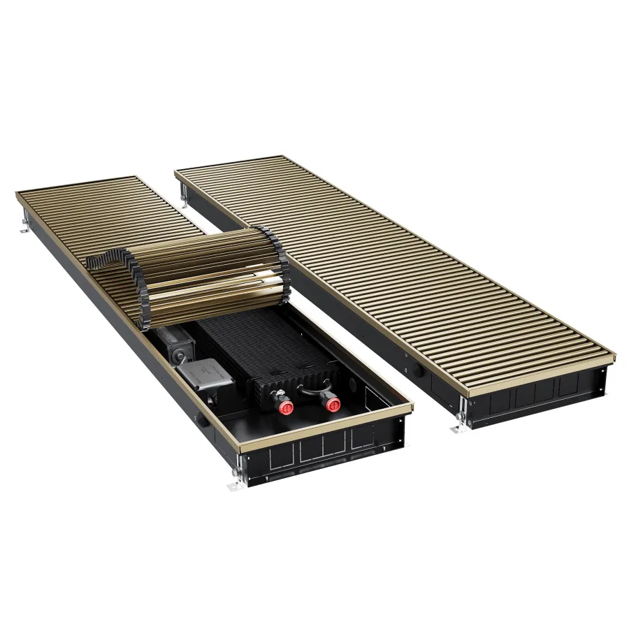 Конвектор внутрипольный Royal Thermo ATRIUM TURBO-80/300/1300-DG-U-AU