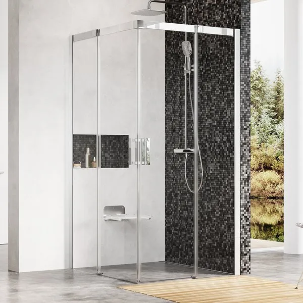Душевой уголок Ravak Matrix MSRV4 90х90 см, transparent, хром (1WV77C00Z1)