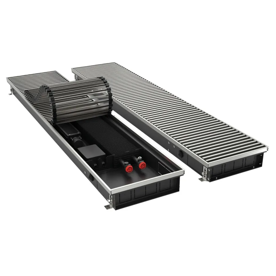 Конвектор внутрипольный Royal Thermo ATRIUM TURBO-80/180/2900-DG-U-NA
