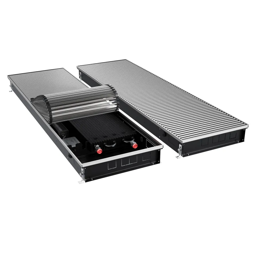 Конвектор внутрипольный Royal Thermo ATRIUM TURBO-90/400/2400-DG-U-NA