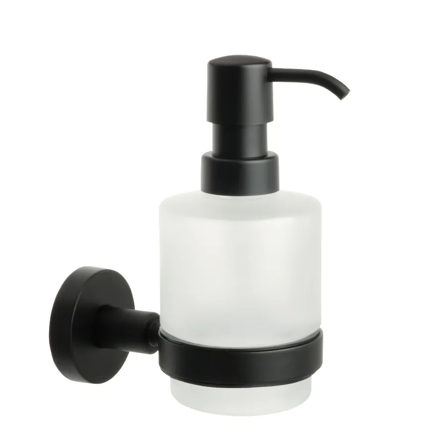 Дозатор жидкого мыла Fixsen Comfort Black черный матовый (FX-86012)