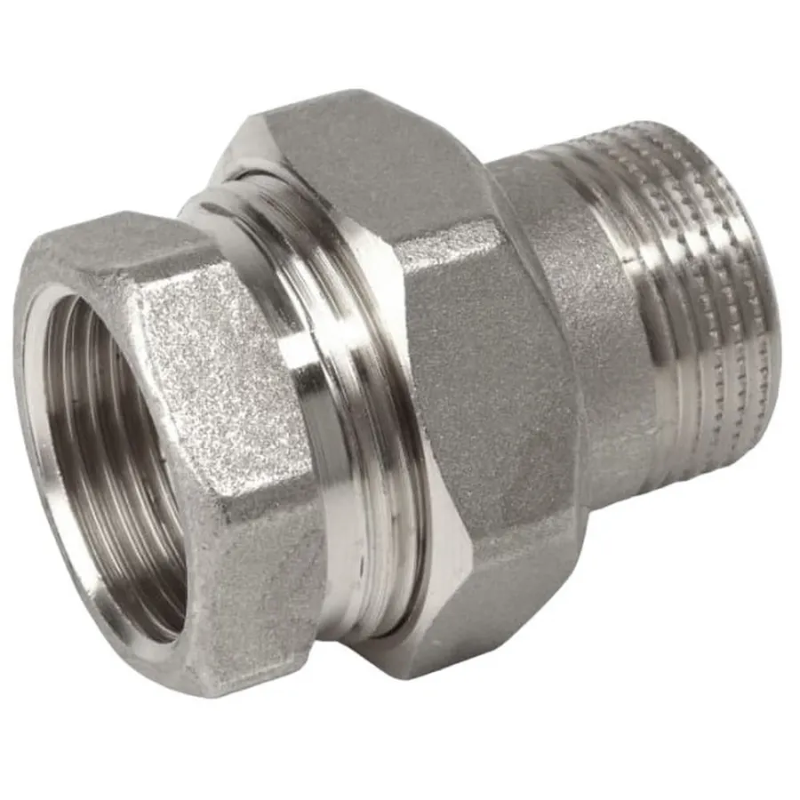 Фитинг прямой Giacomini с отводом, ВР 1 1/4", R18X006