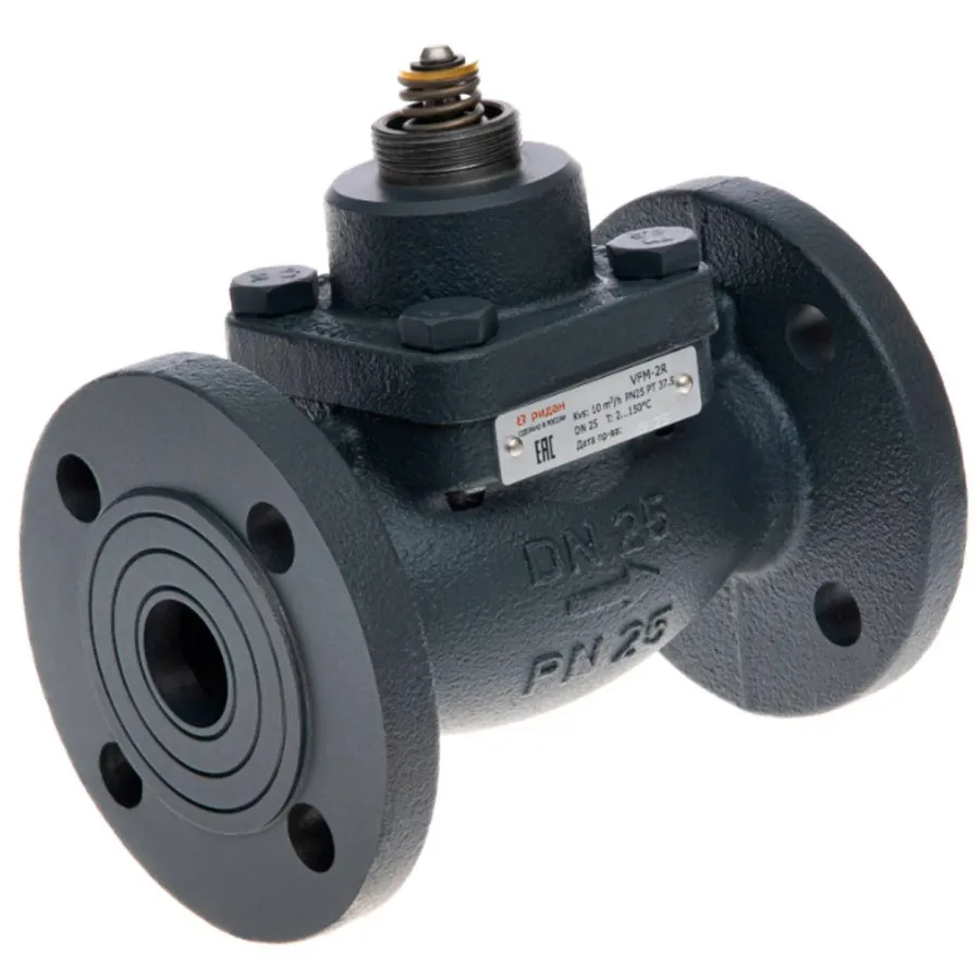 Клапан регулирующий РИДАН VFM-2R PN25 15/0,4