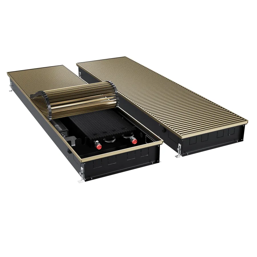 Конвектор внутрипольный Royal Thermo ATRIUM TURBO-110/400/1900-DG-U-AU