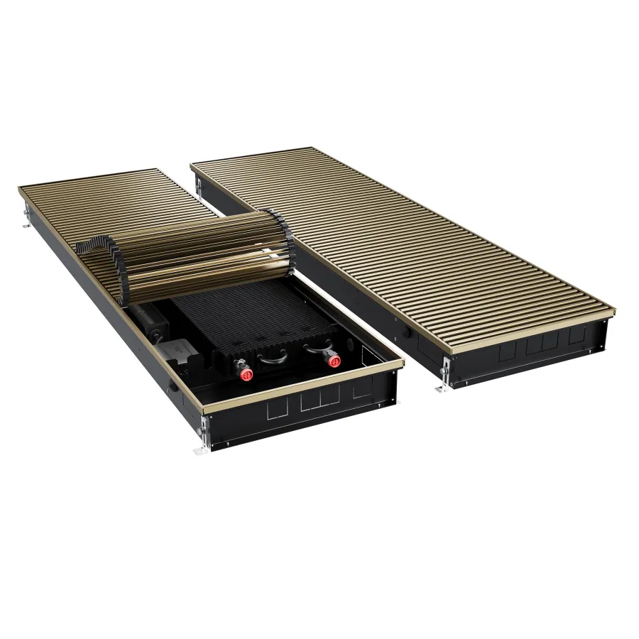 Конвектор внутрипольный Royal Thermo ATRIUM TURBO-90/400/1100-DG-U-AU