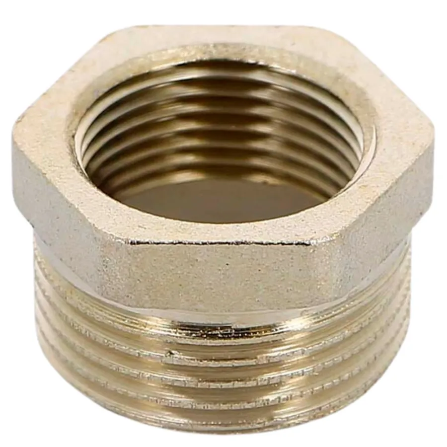 Футорка Uni-Fitt НВ 1/2"х3/8" никелированная
