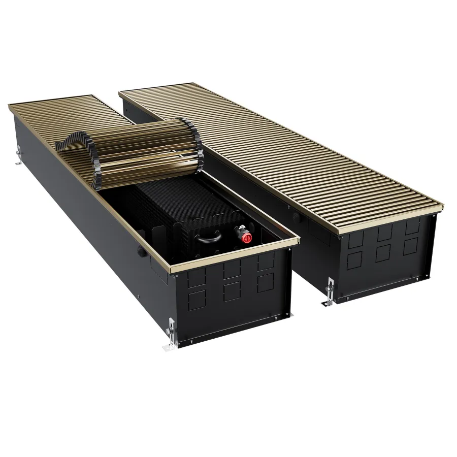 Конвектор внутрипольный Royal Thermo ATRIUM TURBO-190/300/2200-DG-U-AU